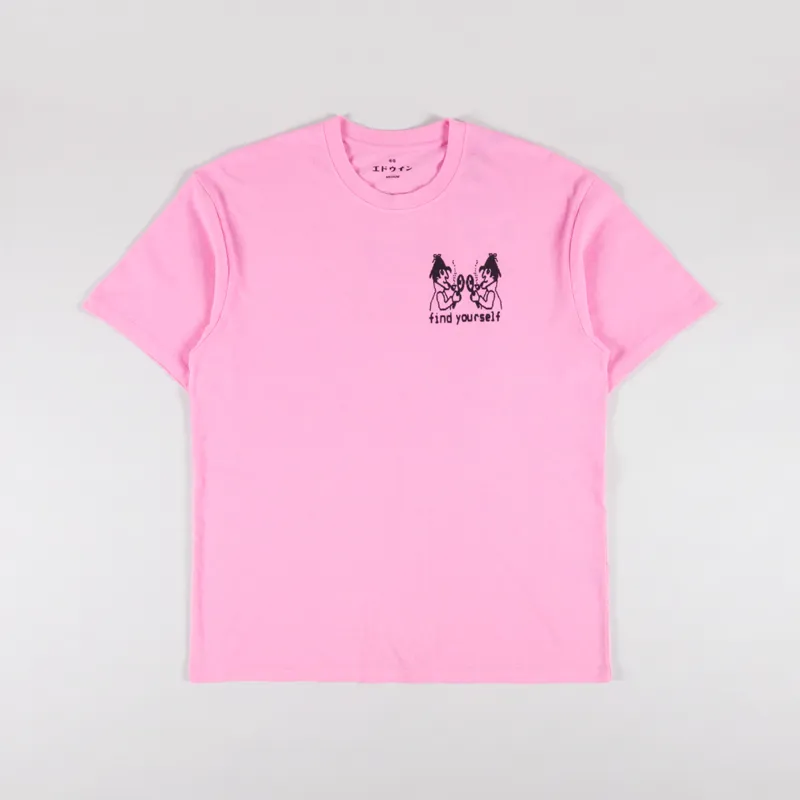 Edwin Zen For Sale T Shirt Begonia Pink-1