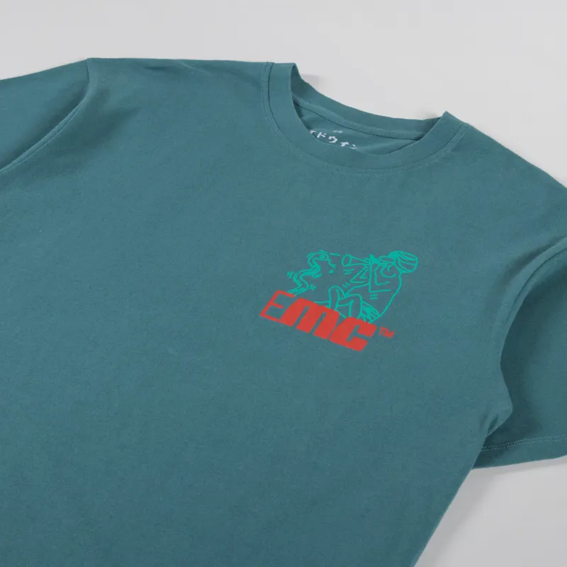 Edwin Charmer Chest T Shirt Mediterranea-1