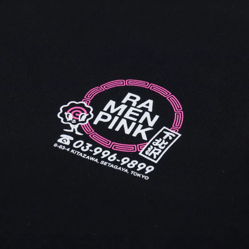 Edwin Ramen Pink T Shirt Black-5