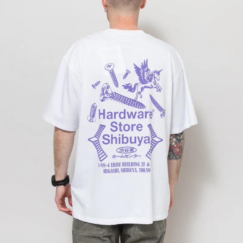 Edwin Hardware Store Shibuya T Shirt White