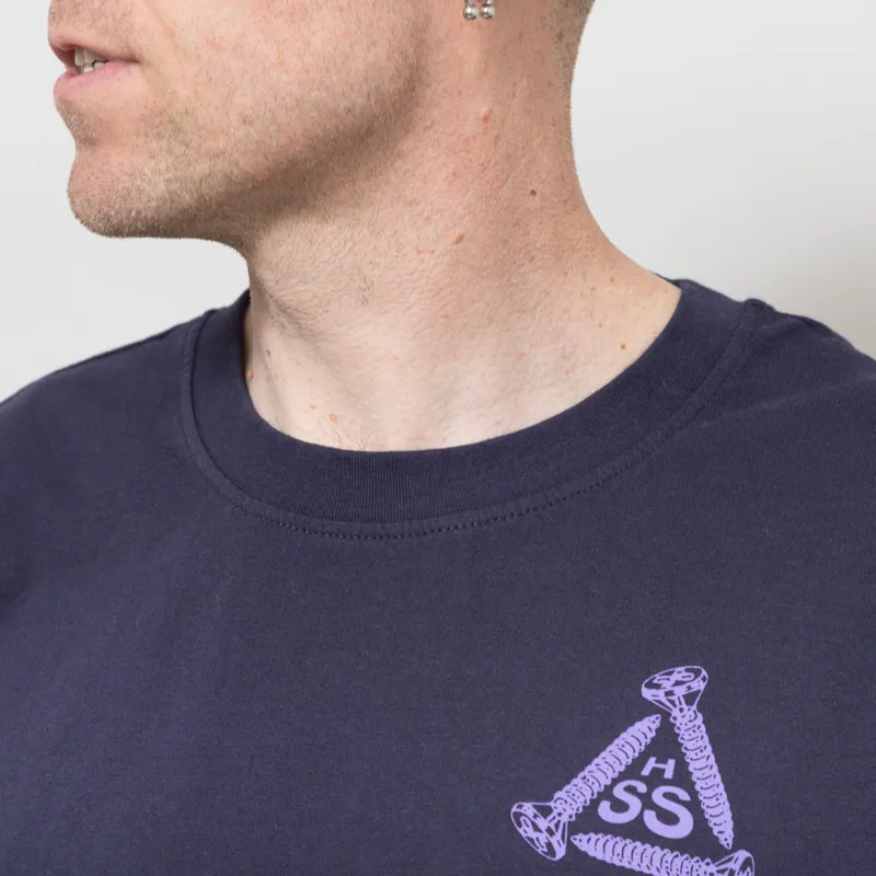 Edwin Hardware Store Shibuya T Shirt Maritime Blue-3