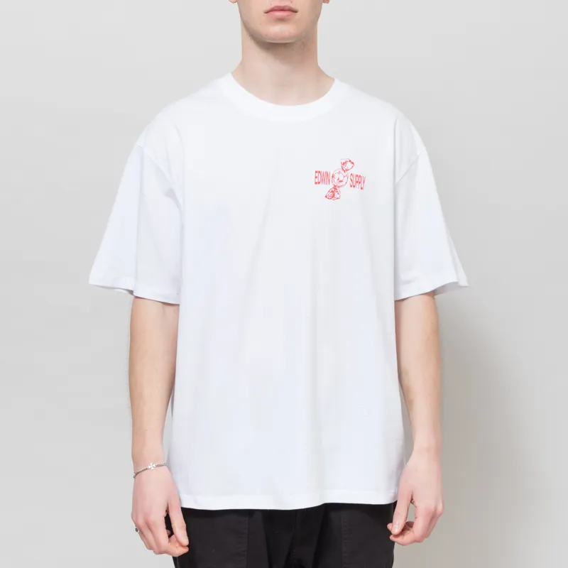 Edwin Sorry Tokyo T Shirt White-1