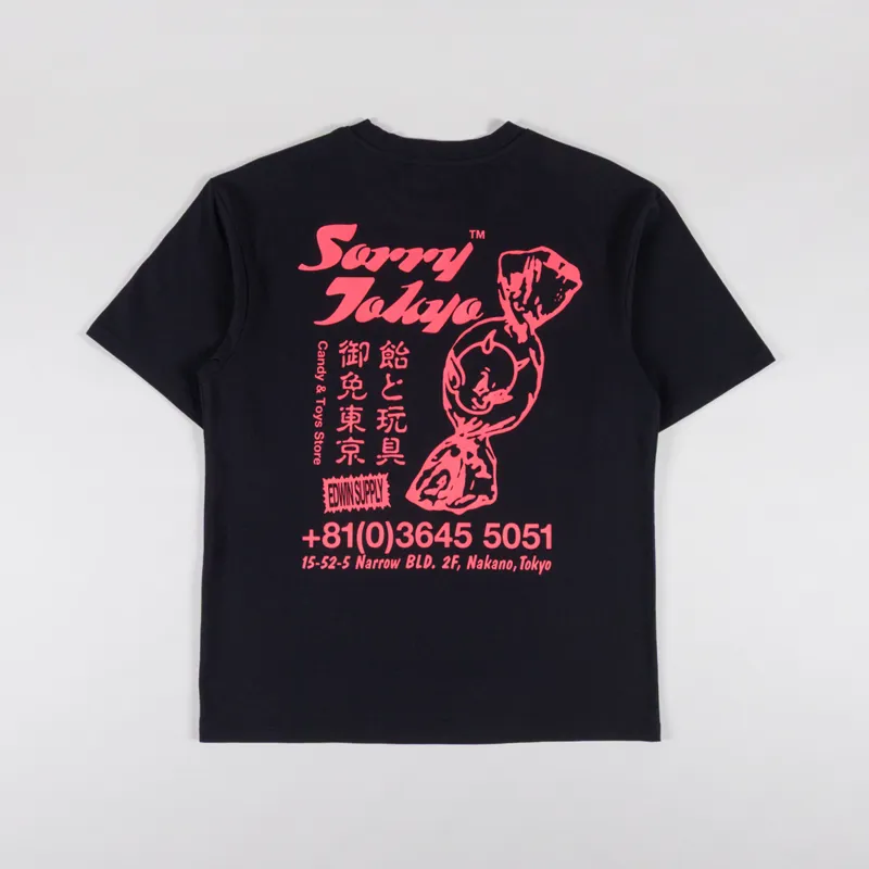 Edwin Sorry Tokyo T Shirt Black