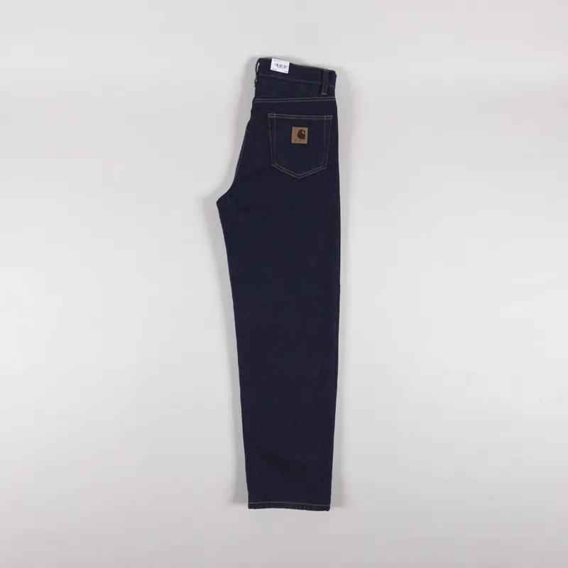 Carhartt WIP Aaron Pant Blue Rinsed-2