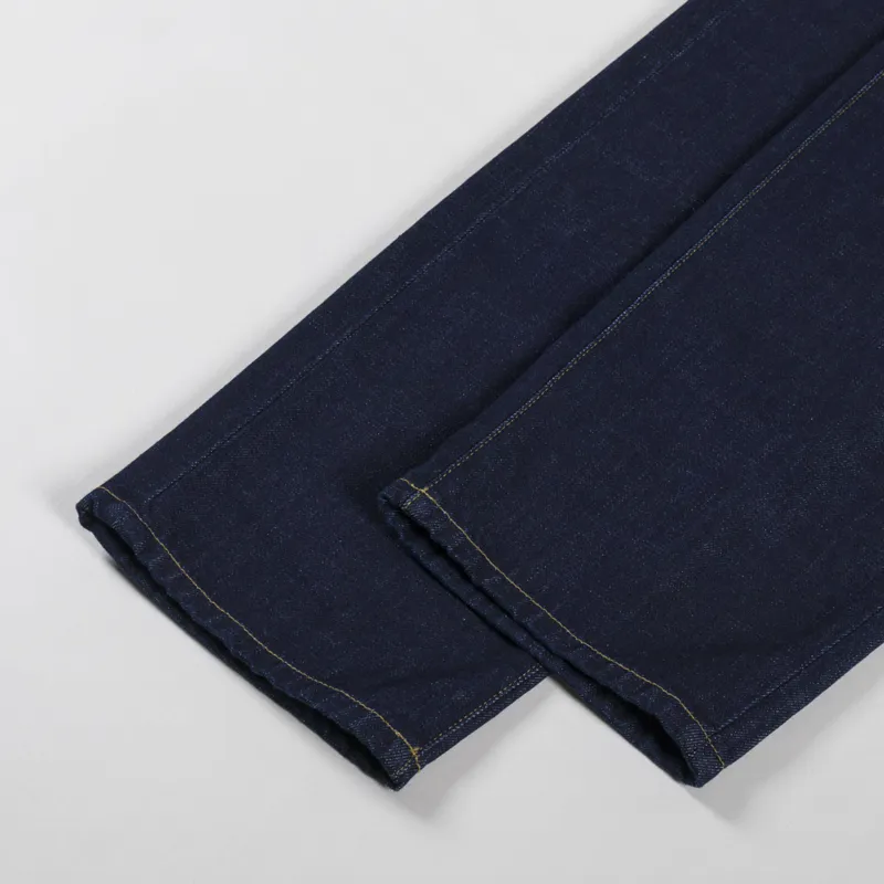 Carhartt WIP Aaron Pant Blue Rinsed-6