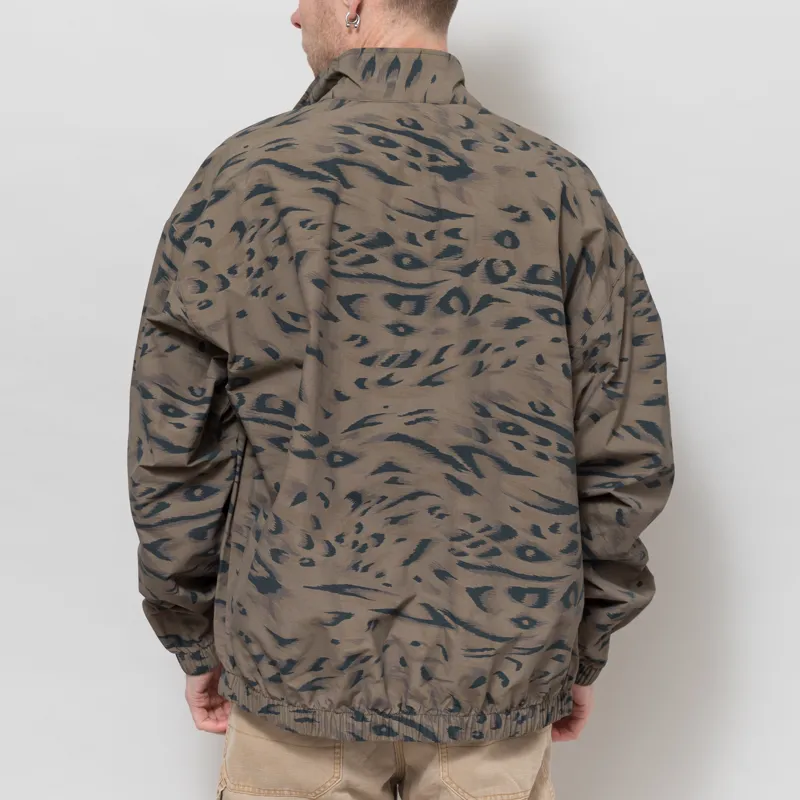 Carhartt WIP Travon Jacket Duck Feather Print Cypress Black-2