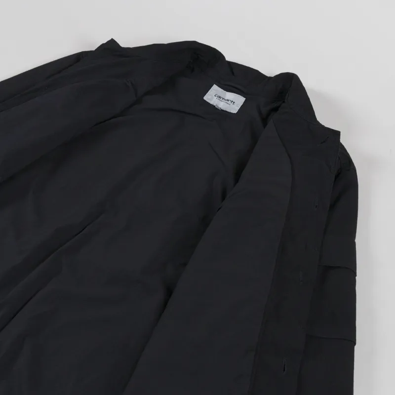 Carhartt WIP Mandelson Jacket Black Garment Dyed-4