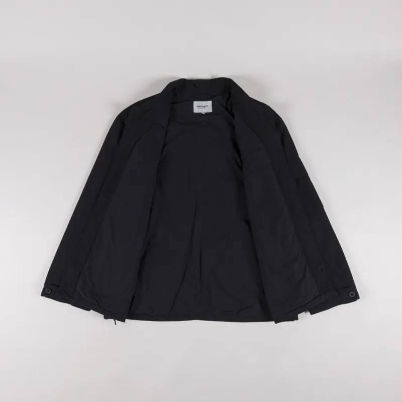 Carhartt WIP Mandelson Jacket Black Garment Dyed-1