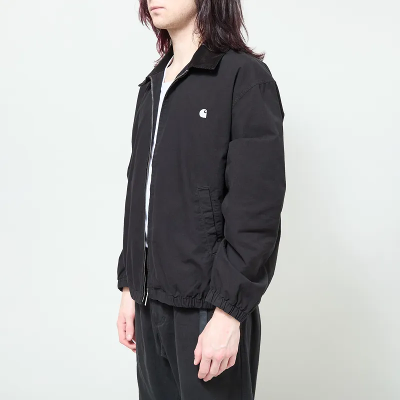 Carhartt WIP Madison Ripstop Jacket Black Wax Garment Dyed-1