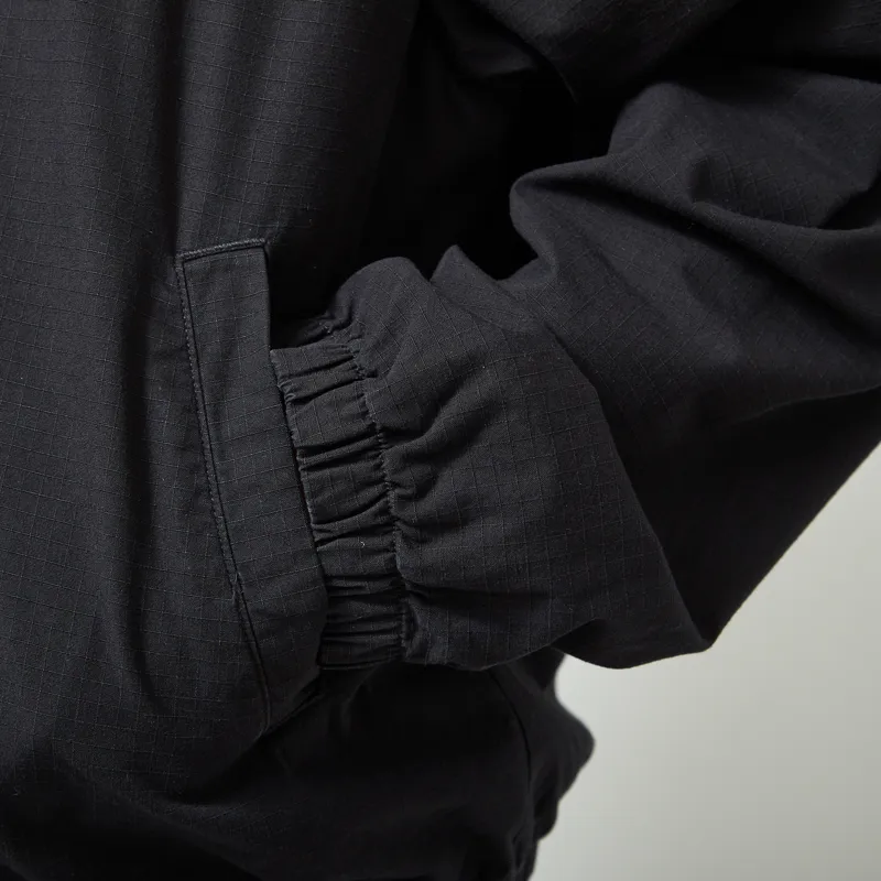 Carhartt WIP Madison Ripstop Jacket Black Wax Garment Dyed-6