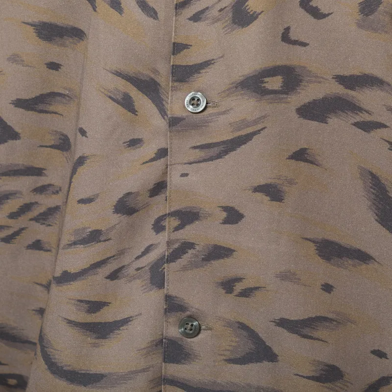 Carhartt WIP Travon Shirt Duck Feather Print Cypress Black-5