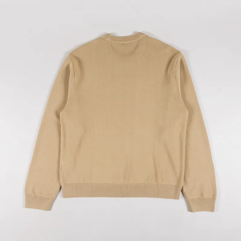 Carhartt WIP Kori Sweater Dusty H Brown Garment Dyed-1