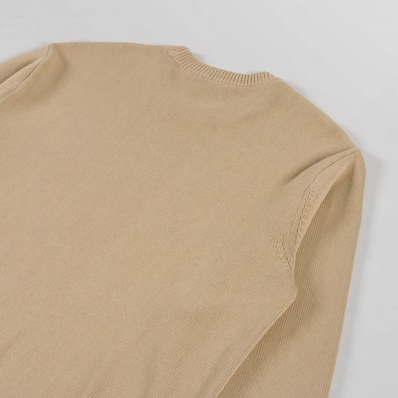 Carhartt WIP Kori Sweater Dusty H Brown Garment Dyed-3