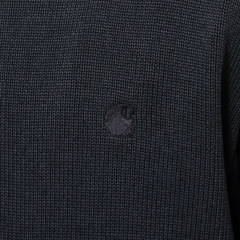 Carhartt WIP Kori Sweater Black Garment Dyed-5