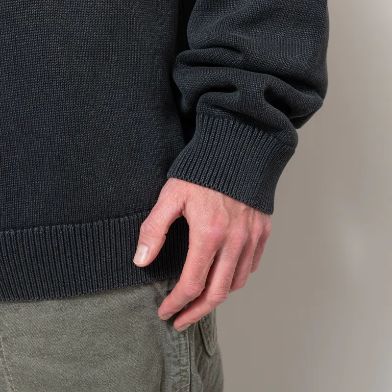 Carhartt WIP Kori Sweater Black Garment Dyed-6