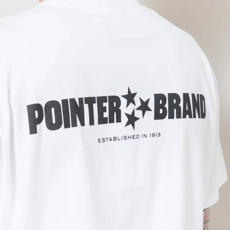 Pointer Brand Logo T Shirt White-2