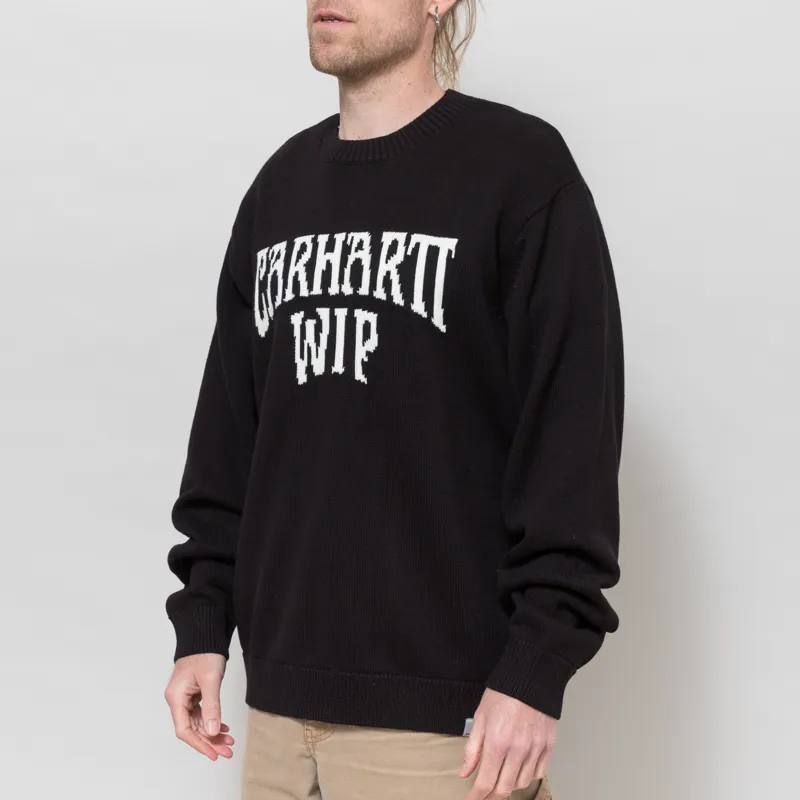 Carhartt WIP Deck Sweater Black Wax-1