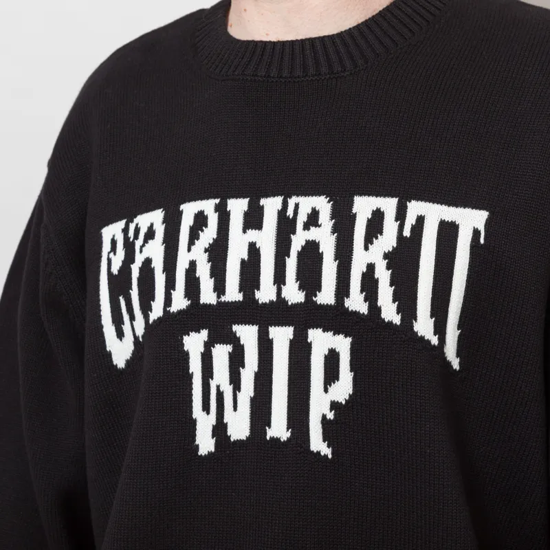 Carhartt WIP Deck Sweater Black Wax-4
