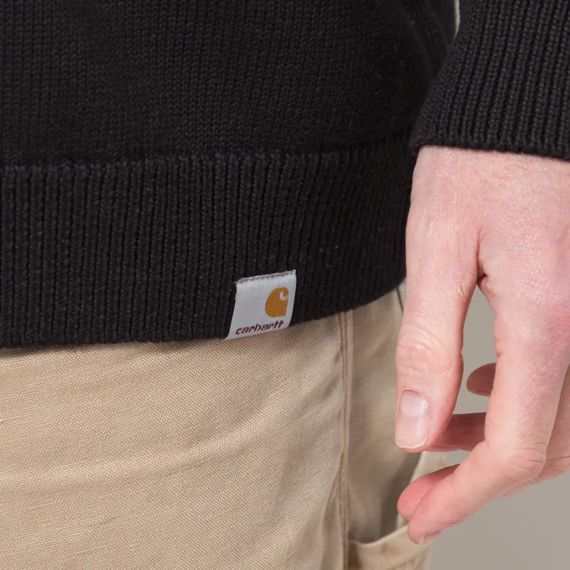 Carhartt WIP Deck Sweater Black Wax-6