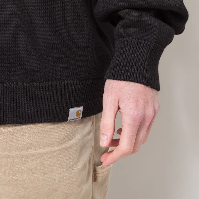 Carhartt WIP Deck Sweater Black Wax-5