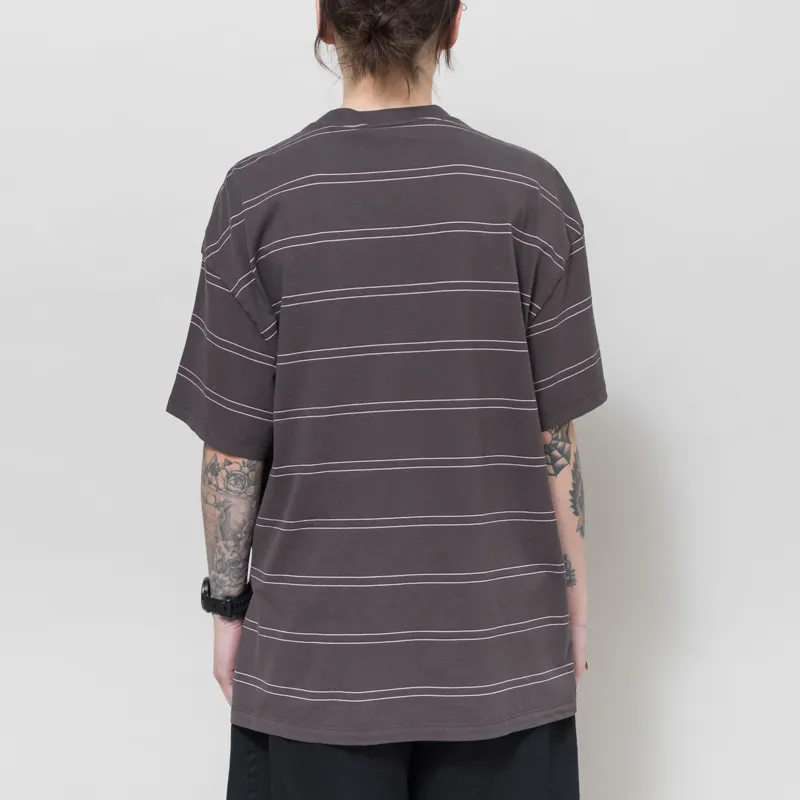 Carhartt WIP Womens Bert Pocket T Shirt Graphite Hortensia-2