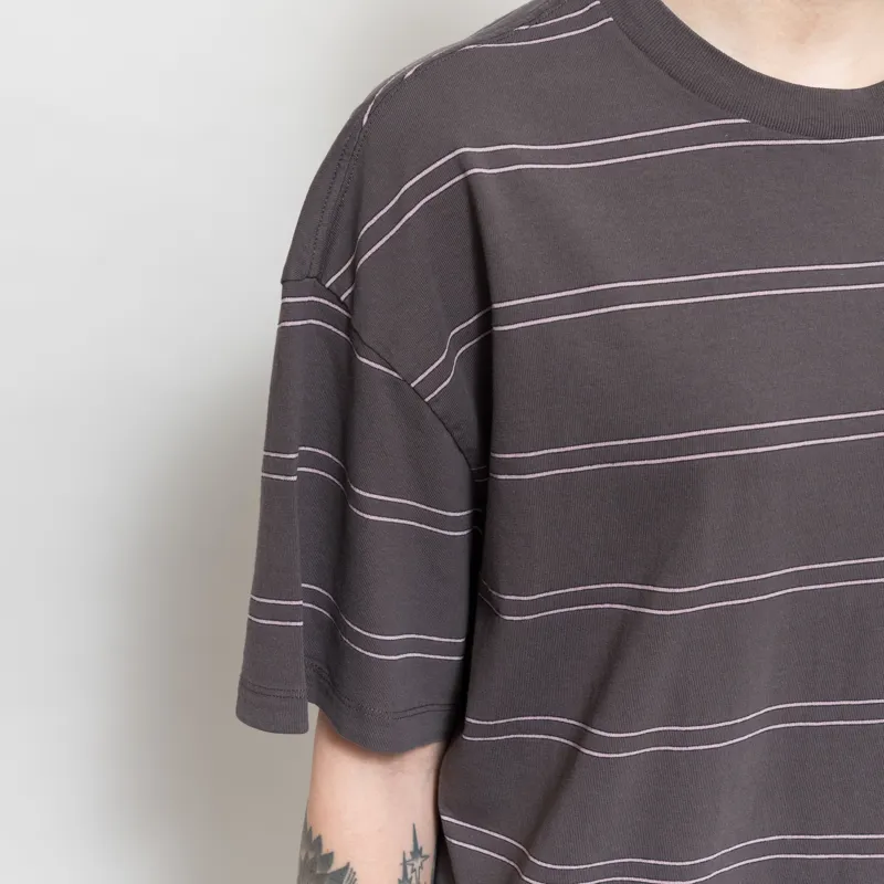 Carhartt WIP Womens Bert Pocket T Shirt Graphite Hortensia-6