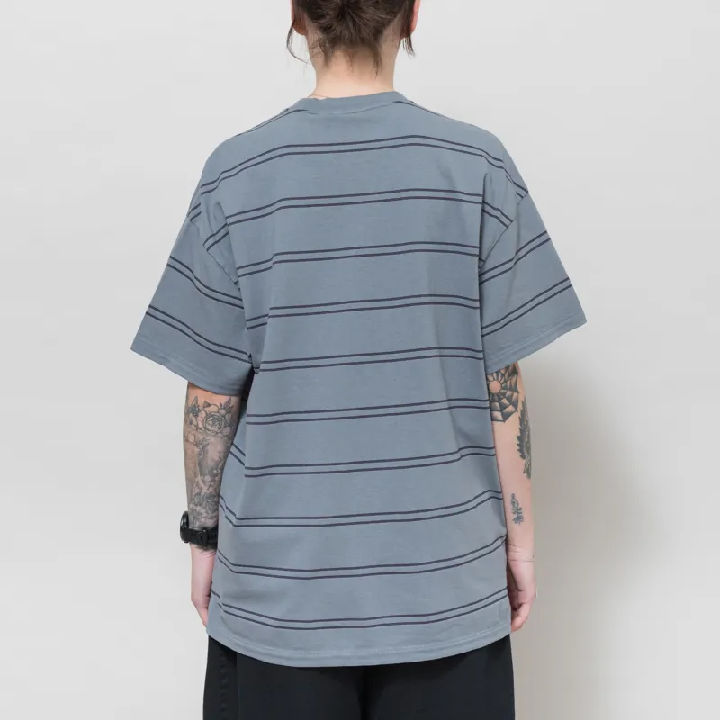 Carhartt WIP Womens Bert Pocket T Shirt Shady Blue Shady Purple-2