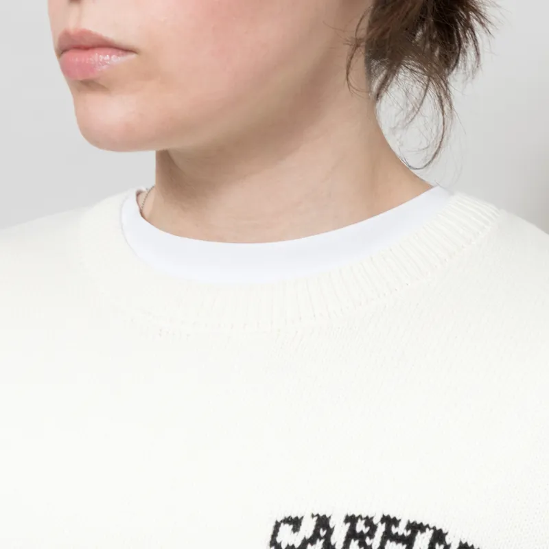 Carhartt WIP Womens Hugging Cats Sweater Wax Black-3