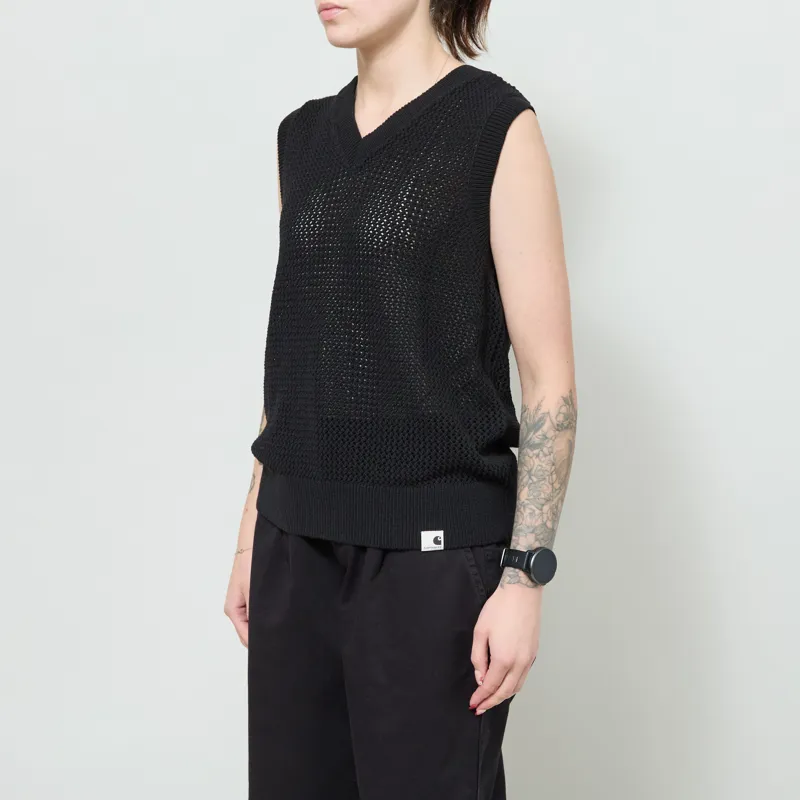 Carhartt WIP Womens Stockton Vest Black-1