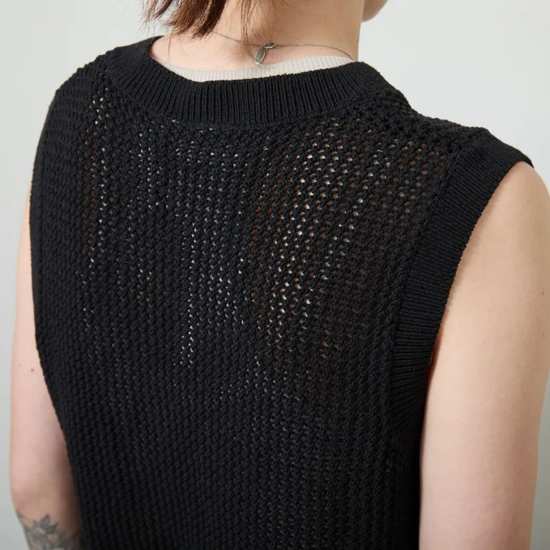 Carhartt WIP Womens Stockton Vest Black-4