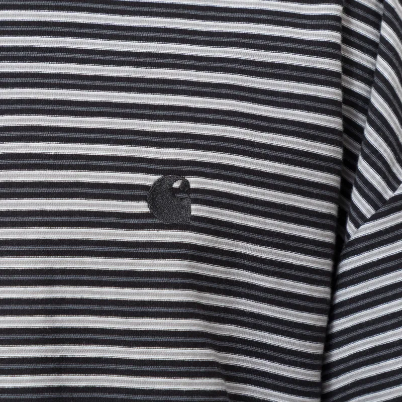 Carhartt WIP Dupree T Shirt Striped Black-4