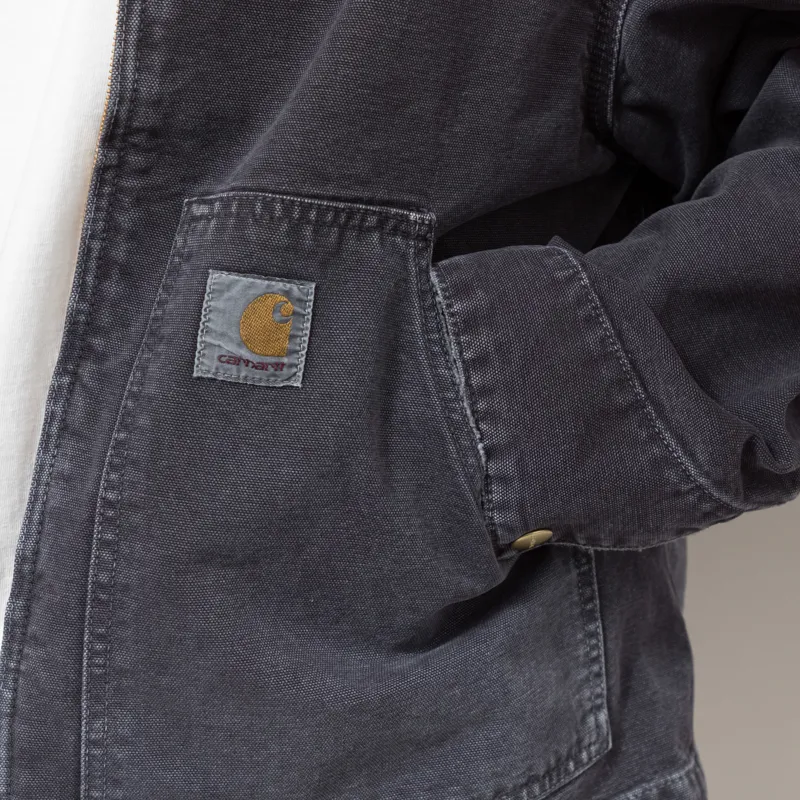 Carhartt WIP OG Arcan Jacket Black Destroy Wash-6