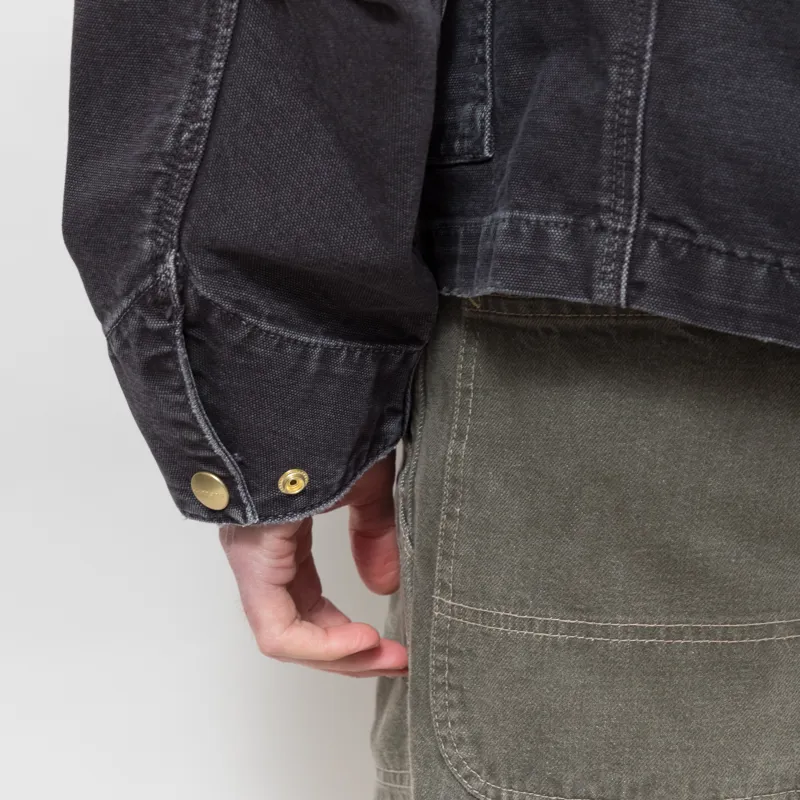 Carhartt WIP OG Arcan Jacket Black Destroy Wash-10