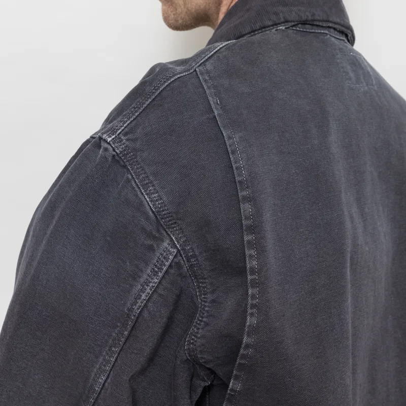 Carhartt WIP OG Arcan Jacket Black Destroy Wash-4