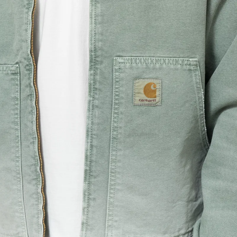 Carhartt WIP OG Arcan Jacket Shady Green Destroy Wash-4