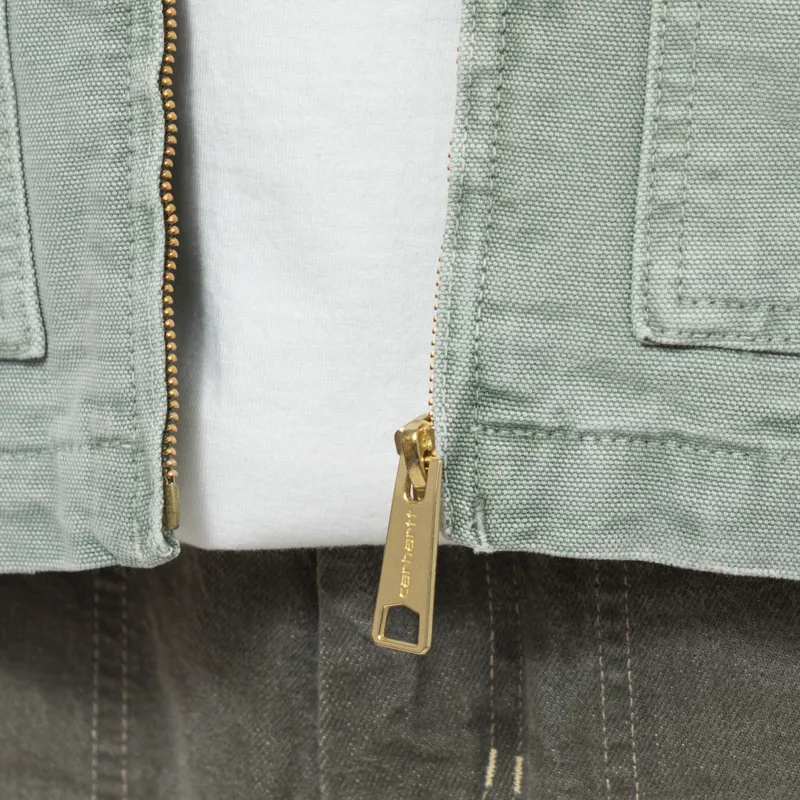 Carhartt WIP OG Arcan Jacket Shady Green Destroy Wash-7