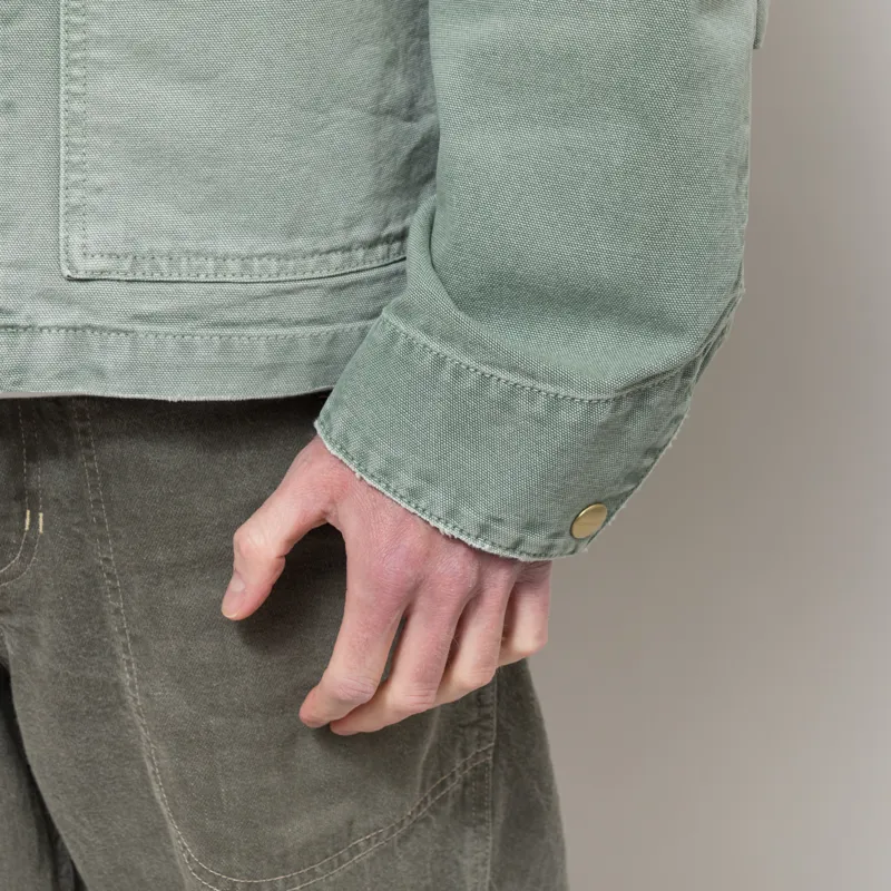 Carhartt WIP OG Arcan Jacket Shady Green Destroy Wash-8
