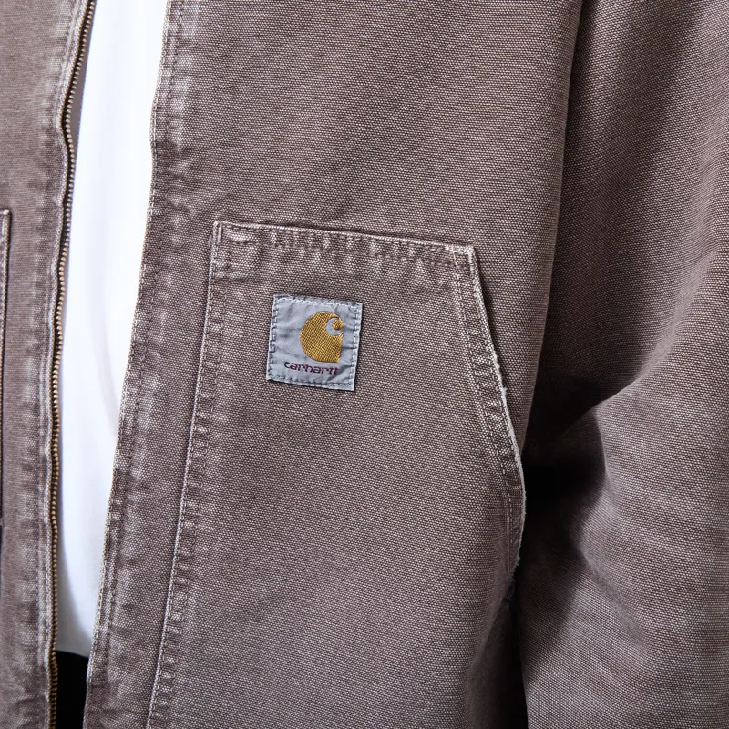 Carhartt WIP OG Arcan Jacket Tobacco Destroy Wash-4