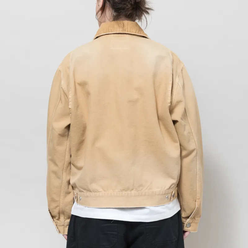 Carhartt WIP Womens OG Arcan Jacket Dusty H Brown Destroy Wash-2