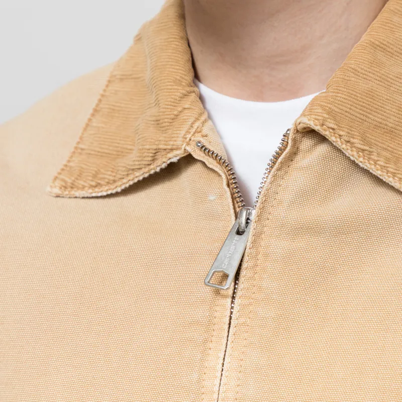Carhartt WIP Womens OG Arcan Jacket Dusty H Brown Destroy Wash-4