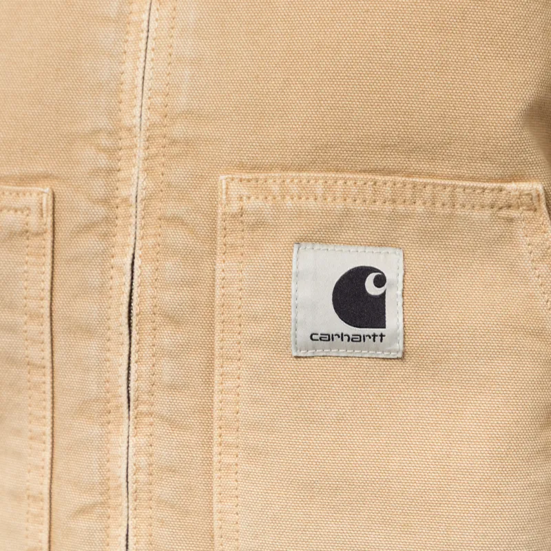 Carhartt WIP Womens OG Arcan Jacket Dusty H Brown Destroy Wash-8