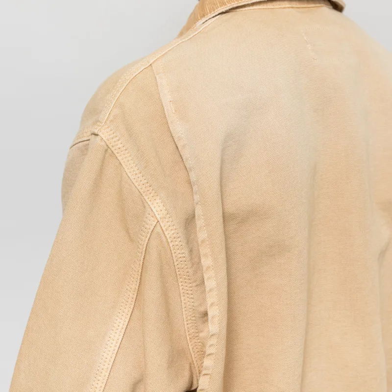 Carhartt WIP Womens OG Arcan Jacket Dusty H Brown Destroy Wash-5