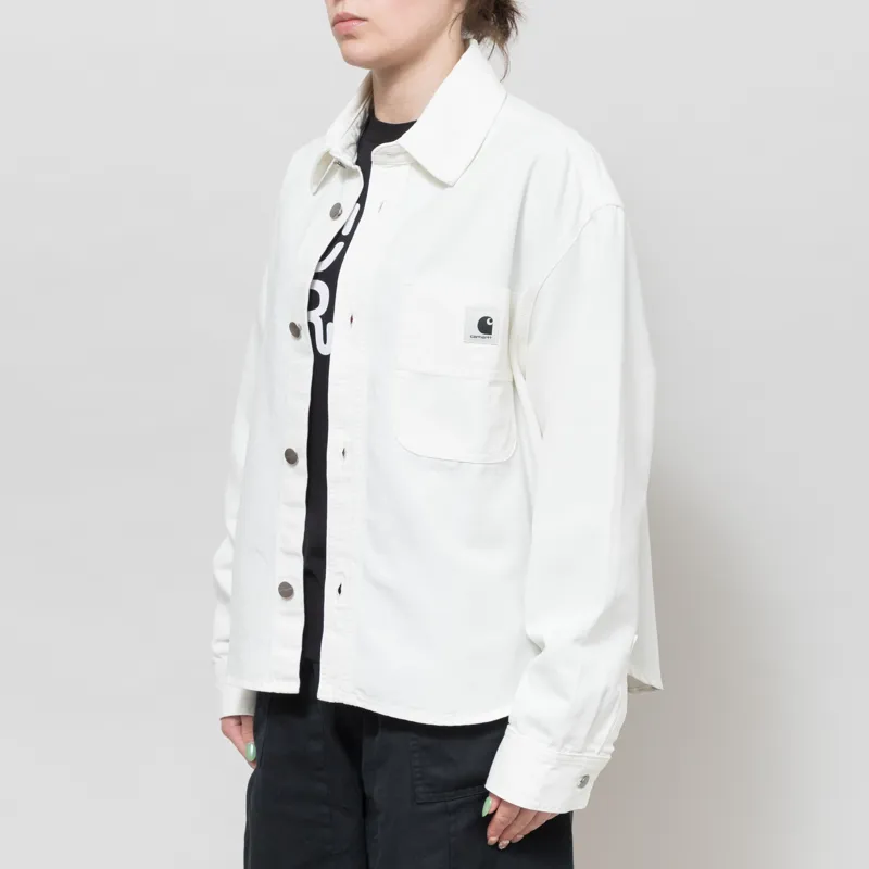 Carhartt WIP Womens Georgia Shirt Jac Wax Washed-1