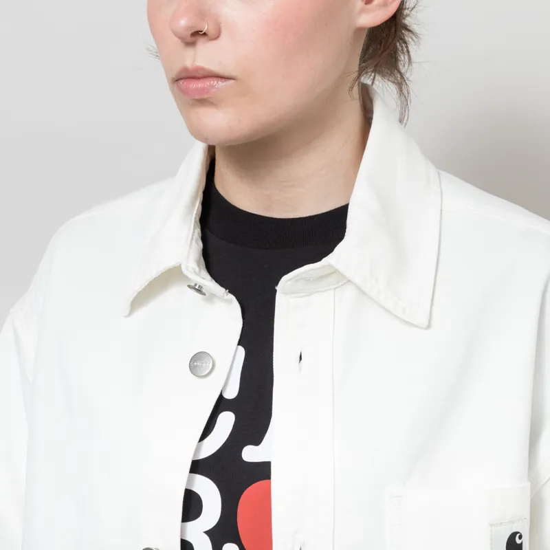 Carhartt WIP Womens Georgia Shirt Jac Wax Washed-3