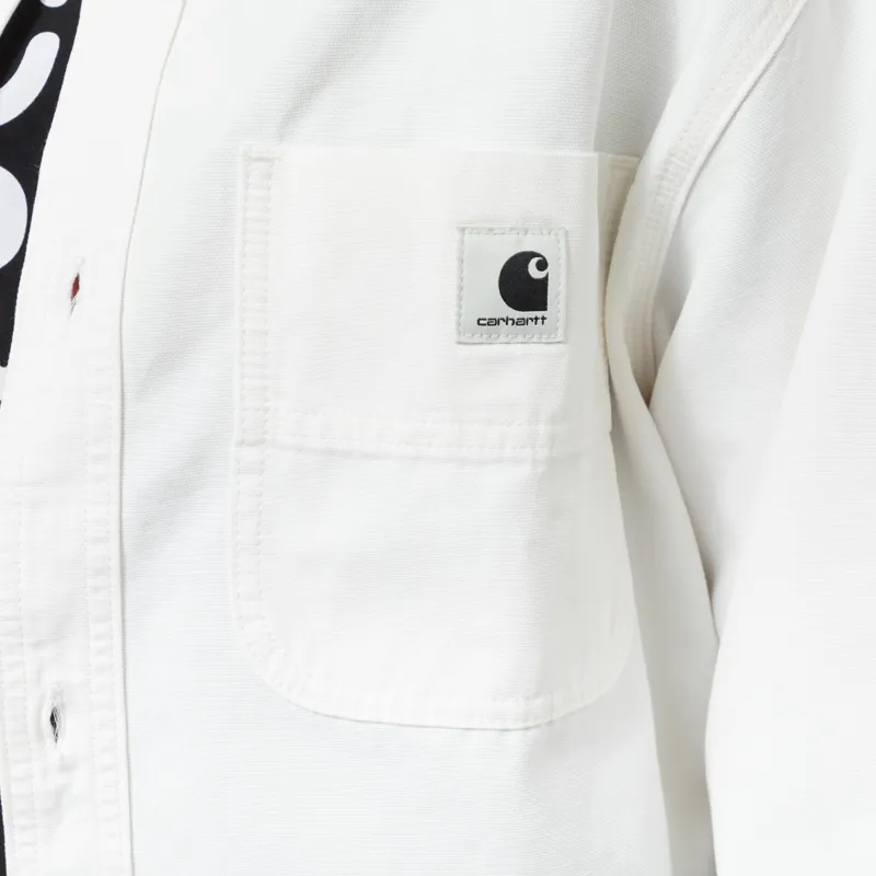 Carhartt WIP Womens Georgia Shirt Jac Wax Washed-6