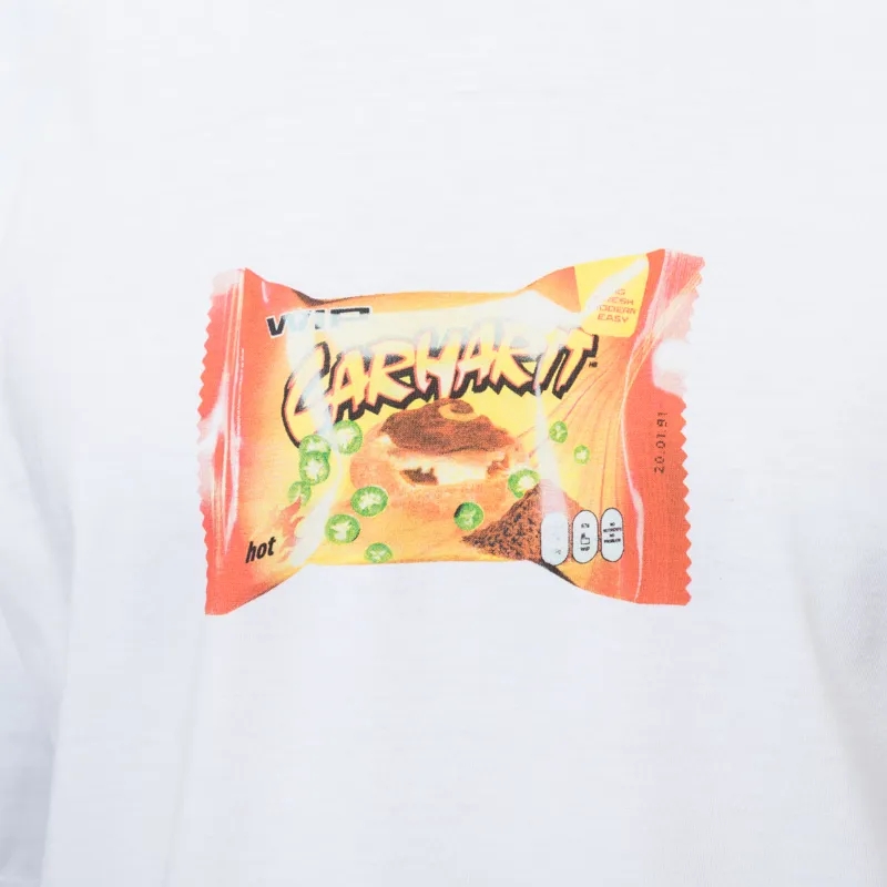 Carhartt WIP Road Side Snack T Shirt White-3