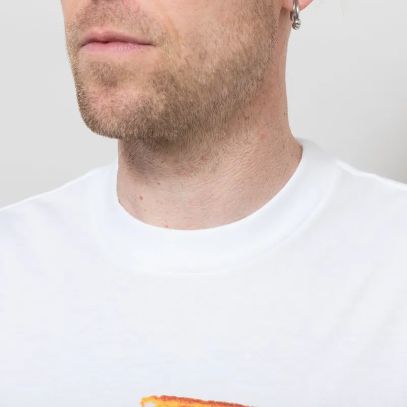Carhartt WIP Cheese Toast T Shirt White-3