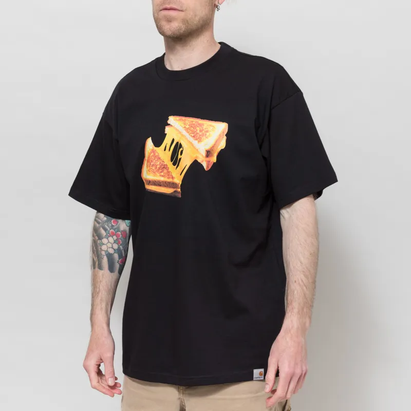 Carhartt WIP Cheese Toast T Shirt Black-1
