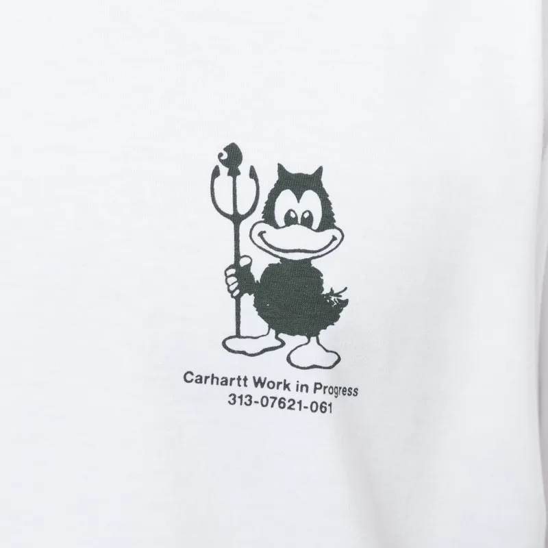 Carhartt WIP Bumper Car T Shirt White-5