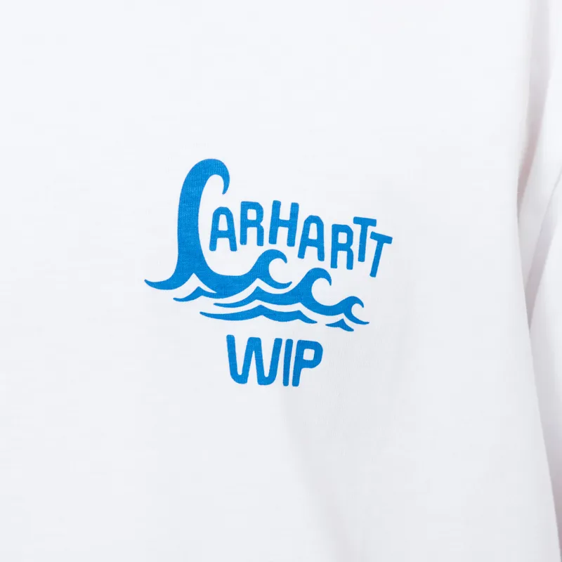 Carhartt WIP Waves T Shirt White-5